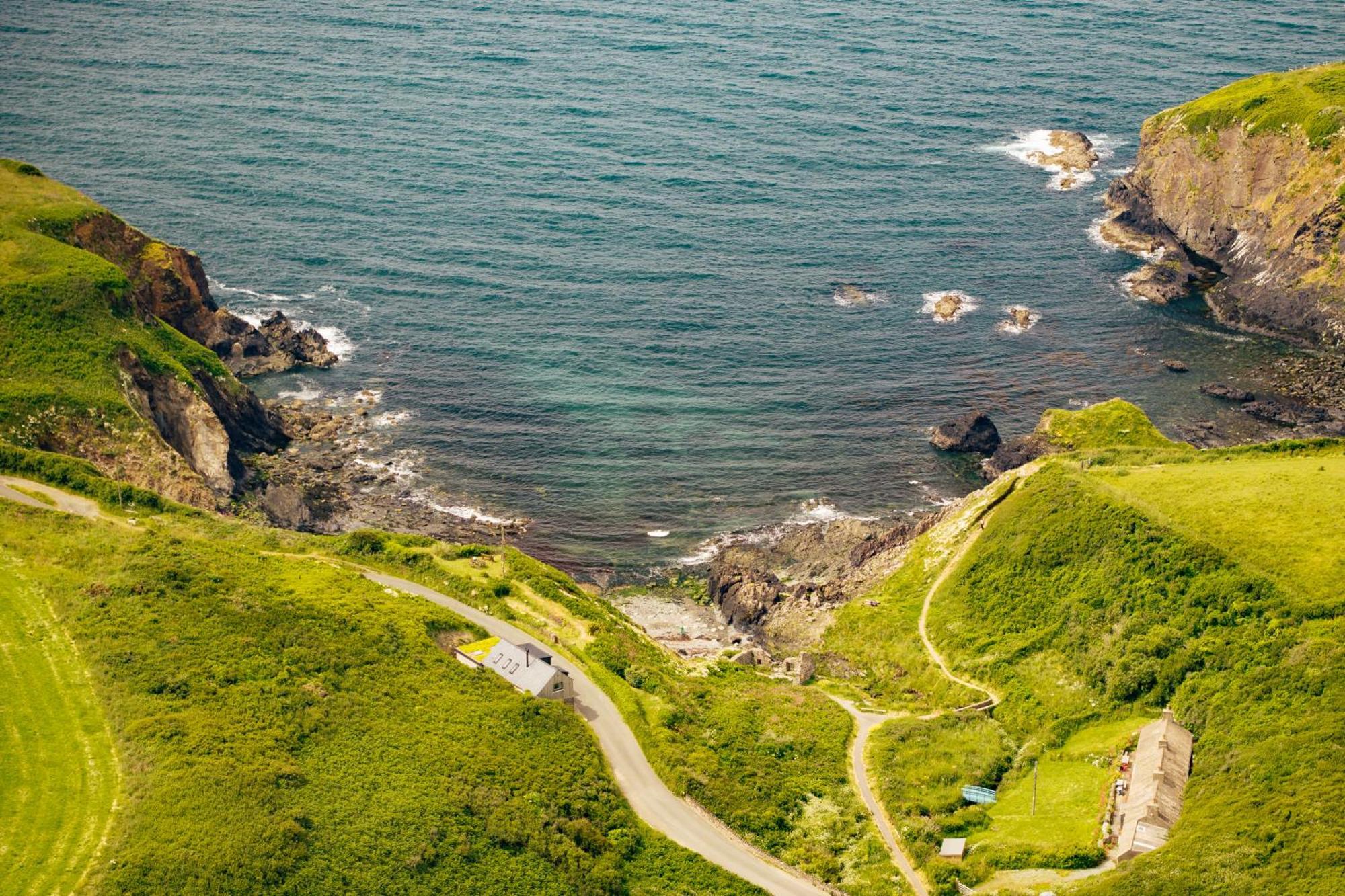 Cliff-Top Cottage On Coast Path W/Panoramic Views Trevine Exterior foto