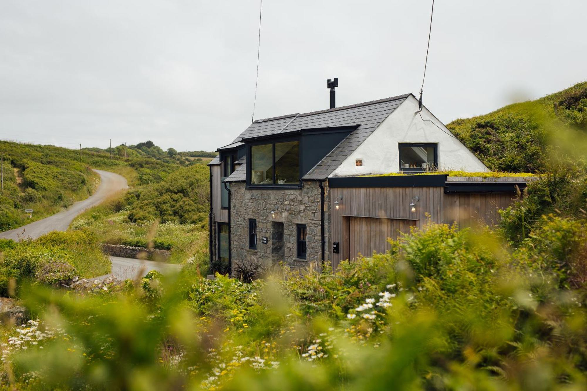 Cliff-Top Cottage On Coast Path W/Panoramic Views Trevine Exterior foto